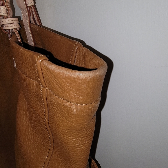 Michael Kors Brown Leather Tote Bag - Picture 12 of 16